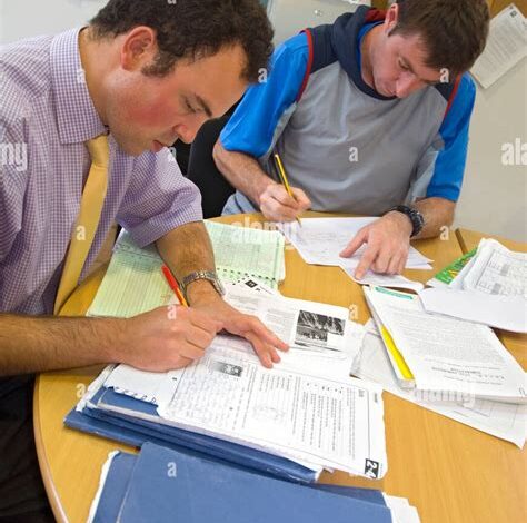 Teacher Correcting Papers: A Detailed Guide to Marking Student Work Effectively