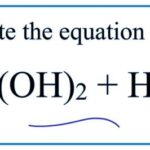 Balanced Equation for Calcium Hydroxide Dissolved